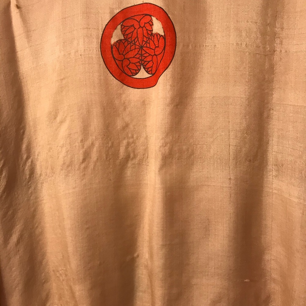 SOLD 1920s 1930s Vintage Pongee Silk Robe Kimono - Picture 4 of 8
